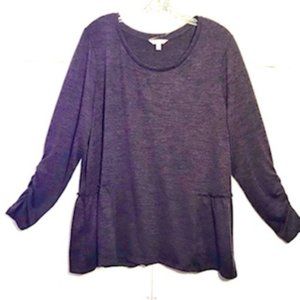 1 x  Long Sleeve Baby Doll Purple Tee